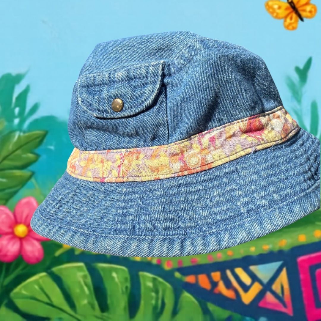 Vintage Kids Safari Bucket Hat